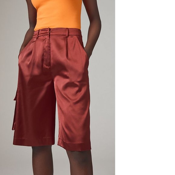 Anthropologie Hutch Pleated Utility Shorts XS new with tag nwt - Picture 4 of 6